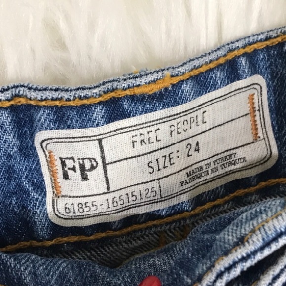 Free People Embroidered Denim Skirt - Picture 4 of 5